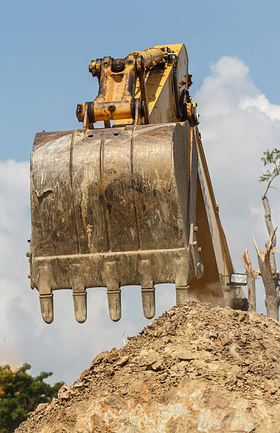 Quadro em tela large excavator