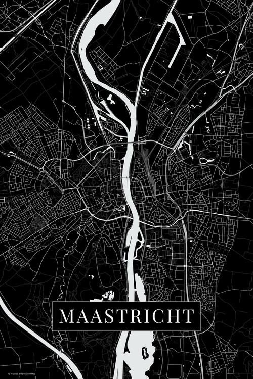 Quadro em tela Maastricht black