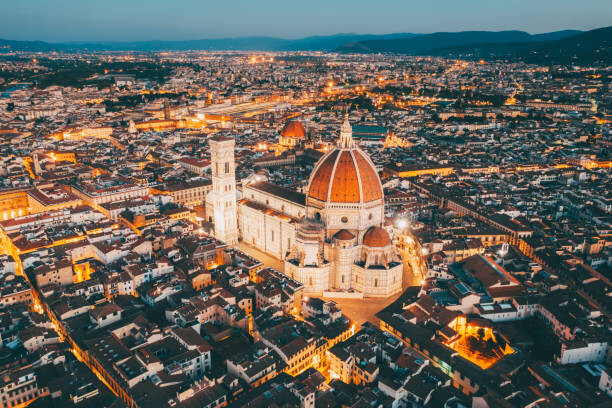 Quadro em tela Nightfall Over Cathedral of Santa Maria