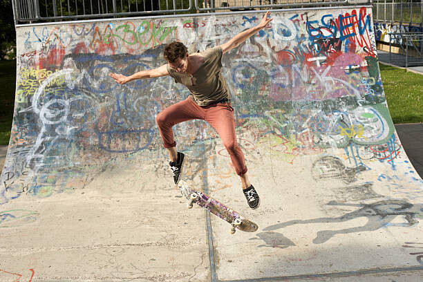 Quadro em tela Skater