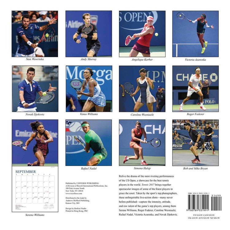 Calendar 2021 Tennis The U.S. Open