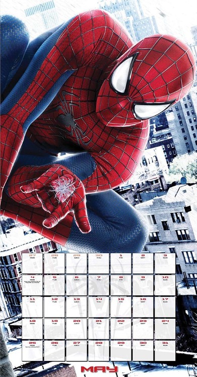Calendar 2021 The Amazing Spiderman 2
