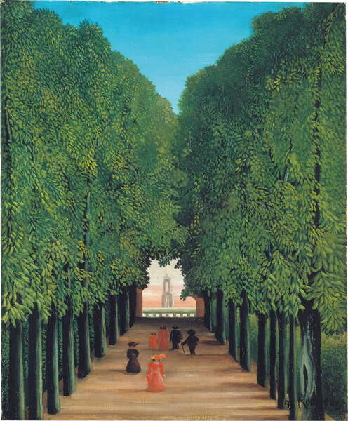 Naljepnica The Avenue in the Park at Saint Cloud, c.1908