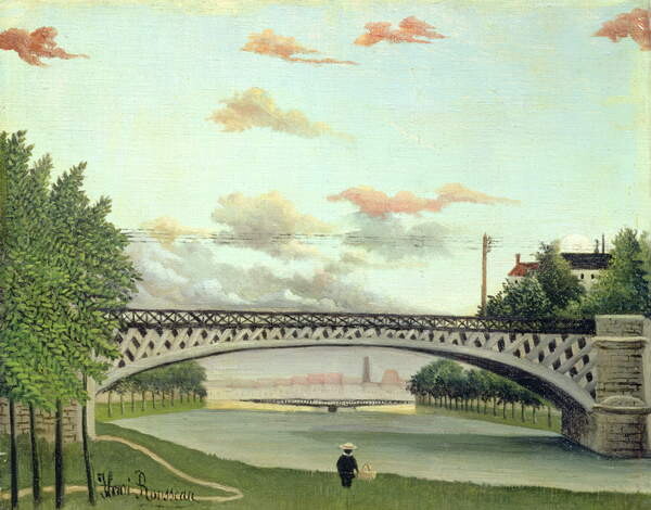 Αυτοκόλλητο The Bridge at Charenton, France