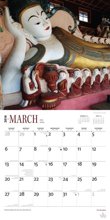 Calendar 2021 The Buddha