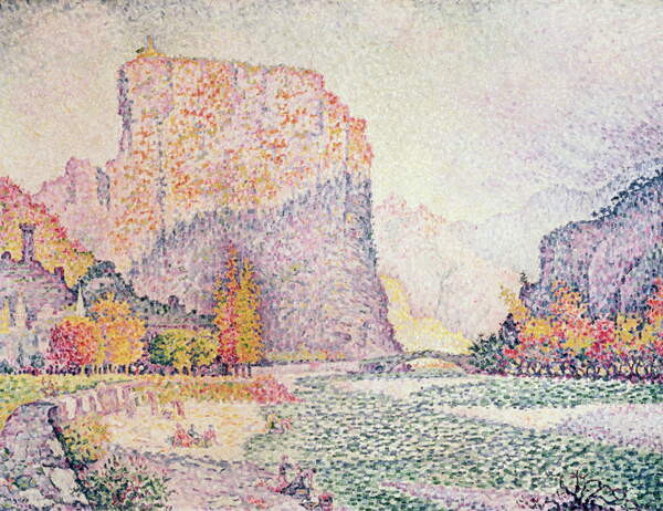Autocolante The Cliffs at Castellane, 1902