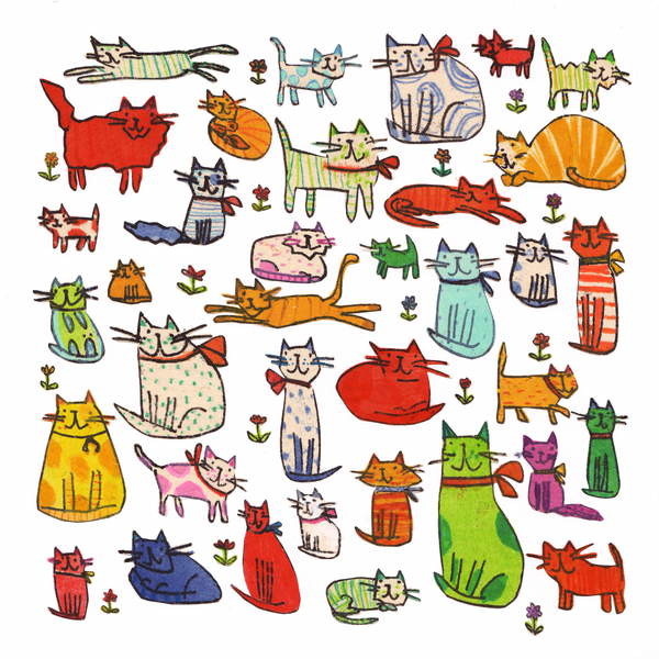 Stickers - Cats - Cat Collage