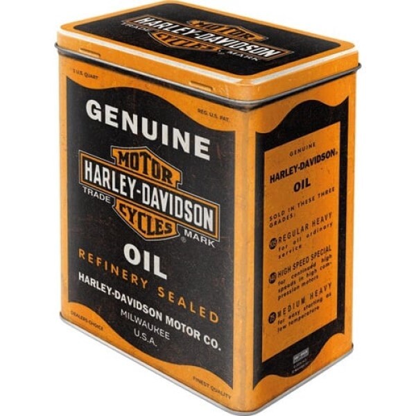Tin can Harley Davidson - Genuine Oil