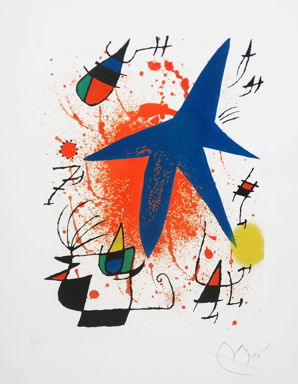 Umjetnički tisak Blue Star, 1972