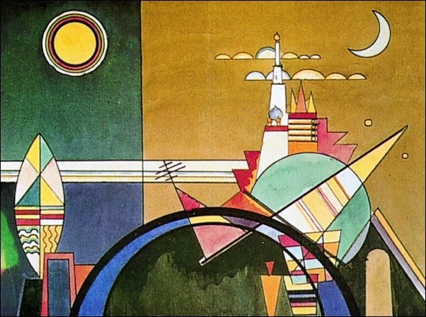 Umjetnički tisak Kandinsky - La Grande Torre Di Kiev