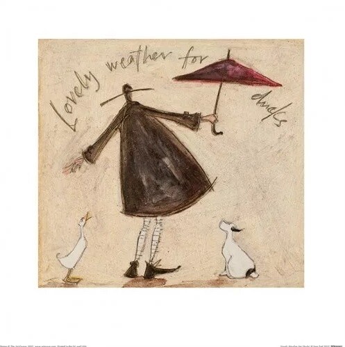 Umjetnički tisak Sam Toft - Lovely Weather For Ducks
