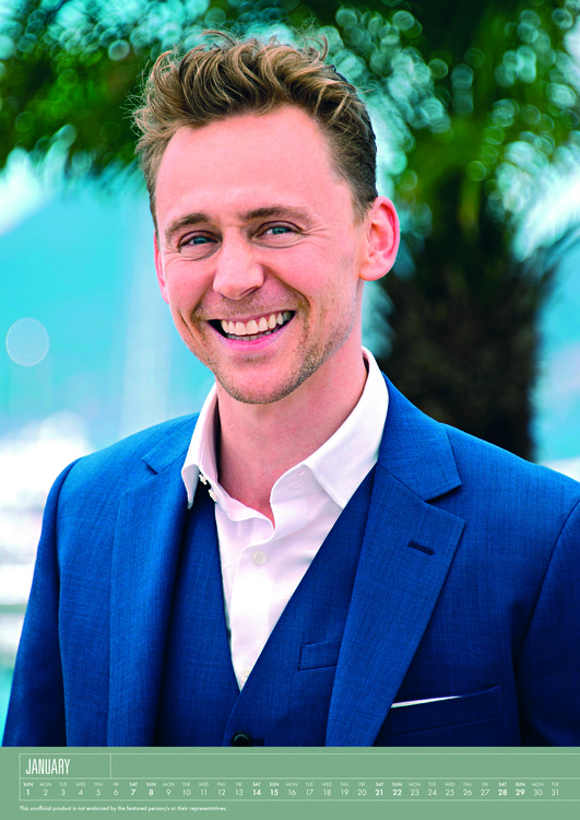 Calendar 2021 Tom Hiddleston