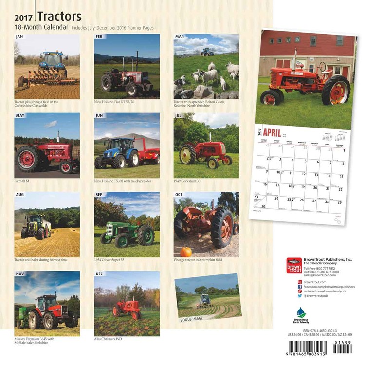 Calendar 2021 Tractors