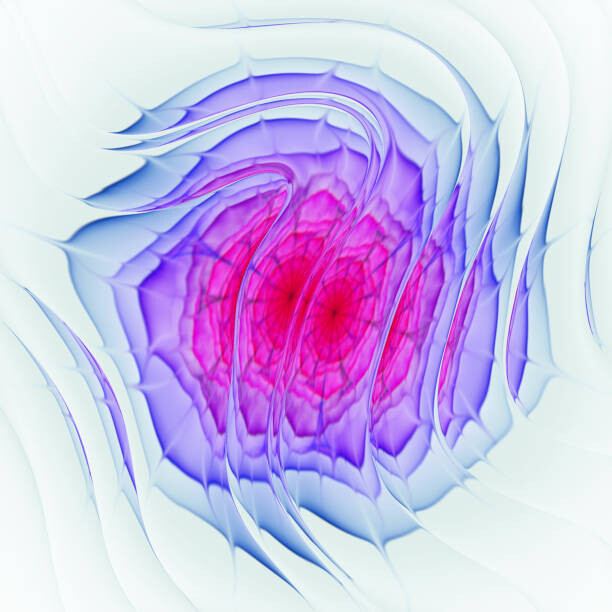 Valokuvatapetti Abstract colorful geometric flower