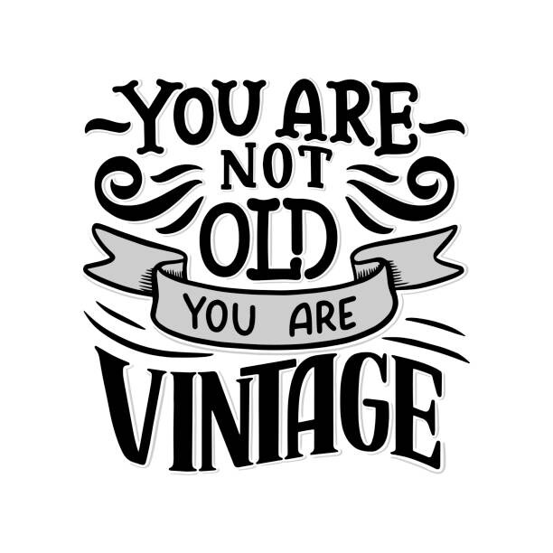 Valokuvatapetti Birthday lettering in retro style. Anniversary