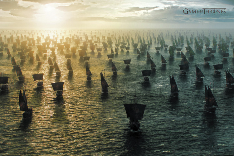 Valokuvatapetti Game of Thrones - Targaryen's ship army