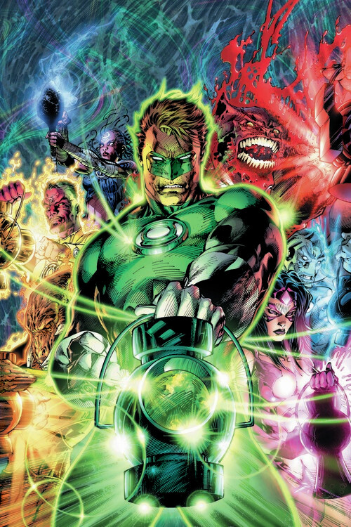 Valokuvatapetti Green Lantern - The team
