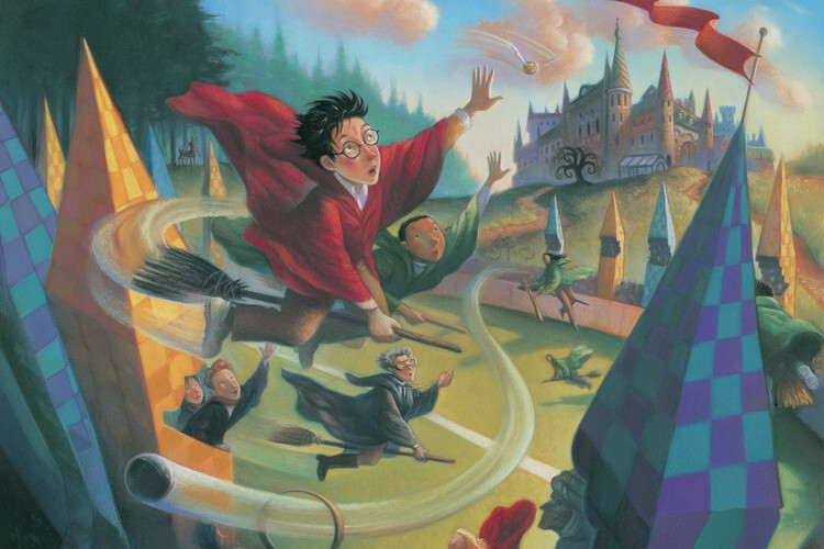 Valokuvatapetti Harry Potter - Quidditch