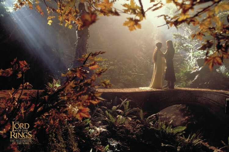 Valokuvatapetti Lord of the Rings - Aragon & Arwen