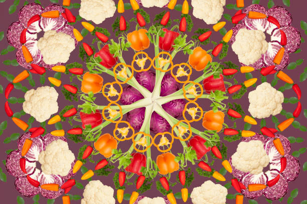Valokuvatapetti Pattern of Vegetables