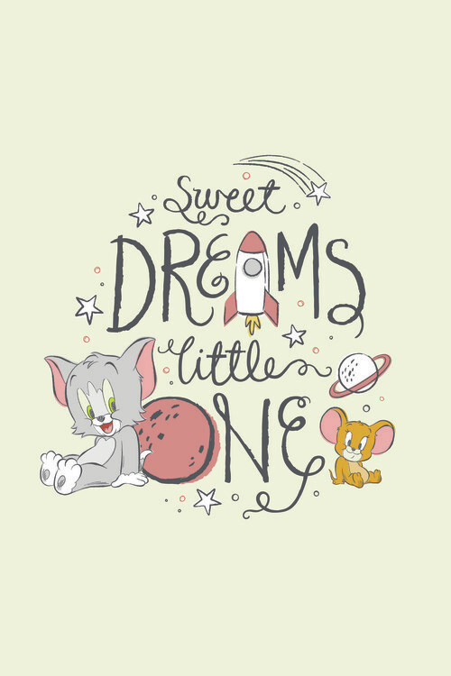 Valokuvatapetti Tom and Jerry - Sweet dreams