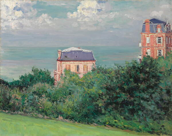Stenska nalepka Villas at Villers-sur-Mer, 1880