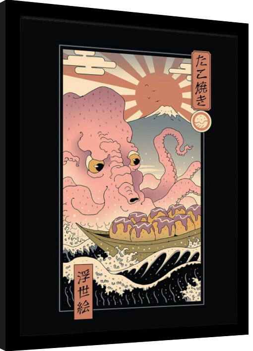 Framed poster Vincent Trinidad - The Great Takoyaki