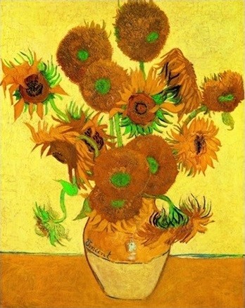 Art Print Vincent van Gogh - Sunflowers