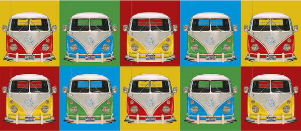 Mug VW Volkswagen Camper - Campers colours p.