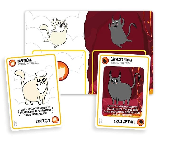 Board Game Výbušná koťátka: Dobro a zlo