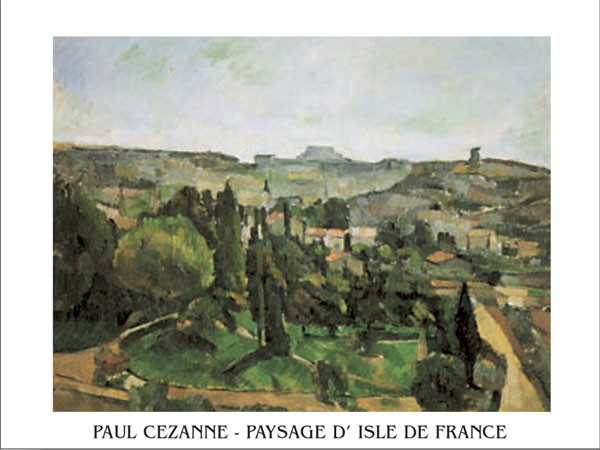 Ile De France Landscape Art Print
