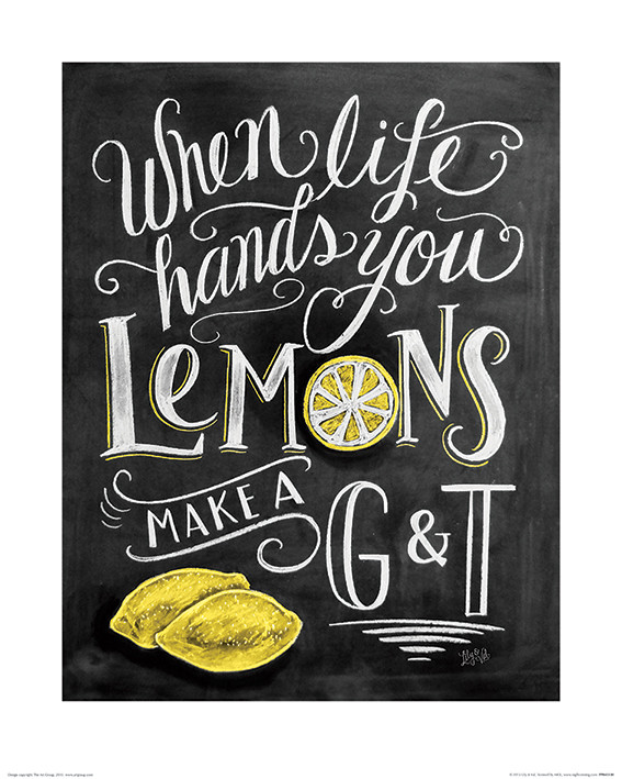 Lily & Val - Lemons Art Print