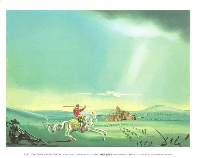 Saint George and the Dragon, 1944 Art Print