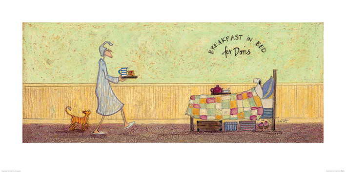 Sam Toft - Breakfast in Bed For Doris Art Print