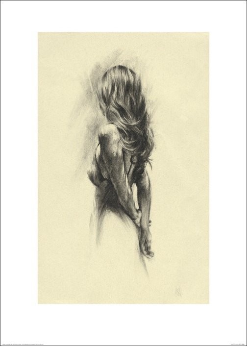 Woman - Back Art Print