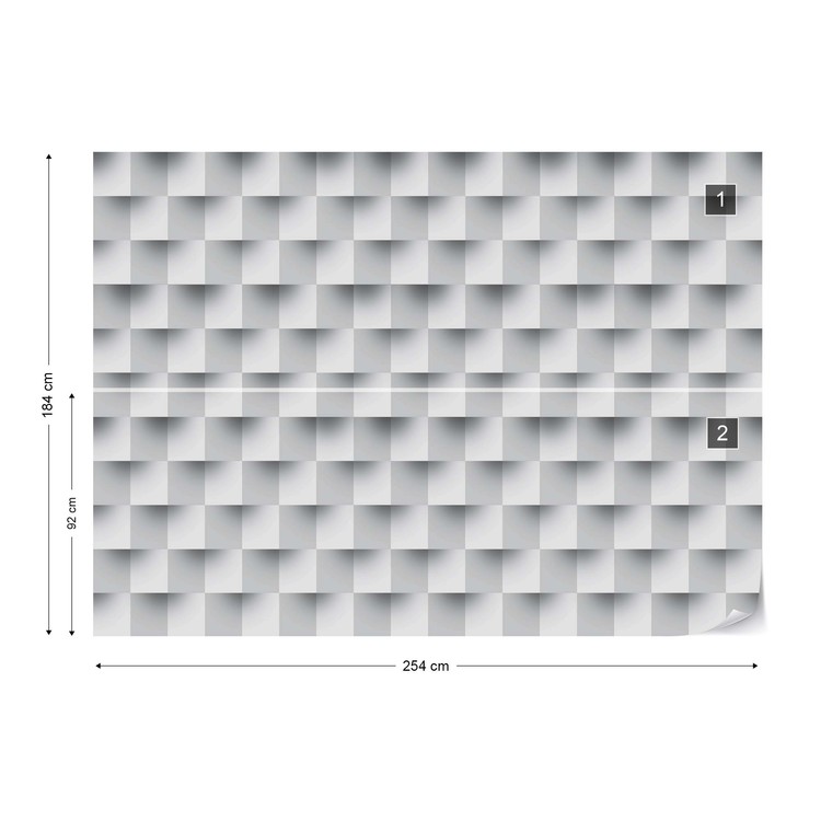 3d Brick Illusion Pattern Wall Paper Mural Buy At Europosters