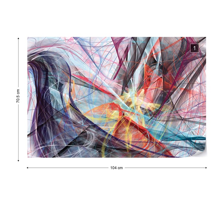 Abstract Art Wall Paper Mural Buy At Ukposters