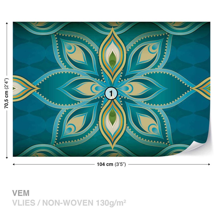 Abstract Art - Mandala Wallpaper Mural