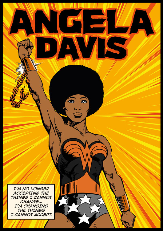 Angela davis Wall Mural  Buy online at