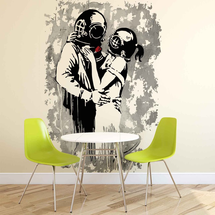 Banksy Graffiti Wall Paper Mural Buy at EuroPosters