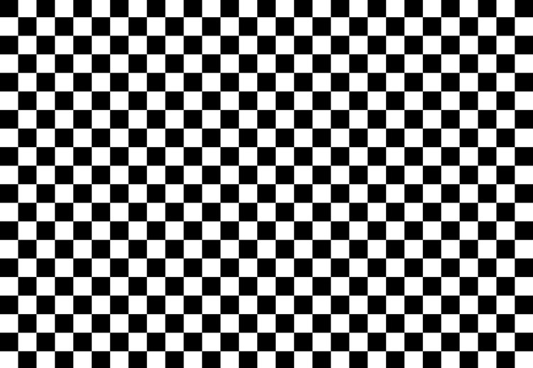 Black And White Checkered Pattern Wall Paper Mural | Buy at UKposters