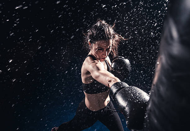 Wall Mural Boxing power