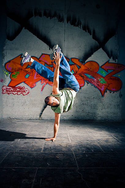 Wall Mural Breakdancing