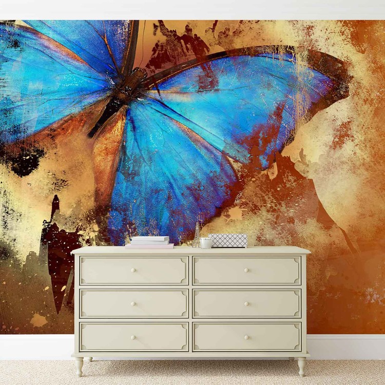 Butterfly Art Wall Paper Mural Buy at EuroPosters