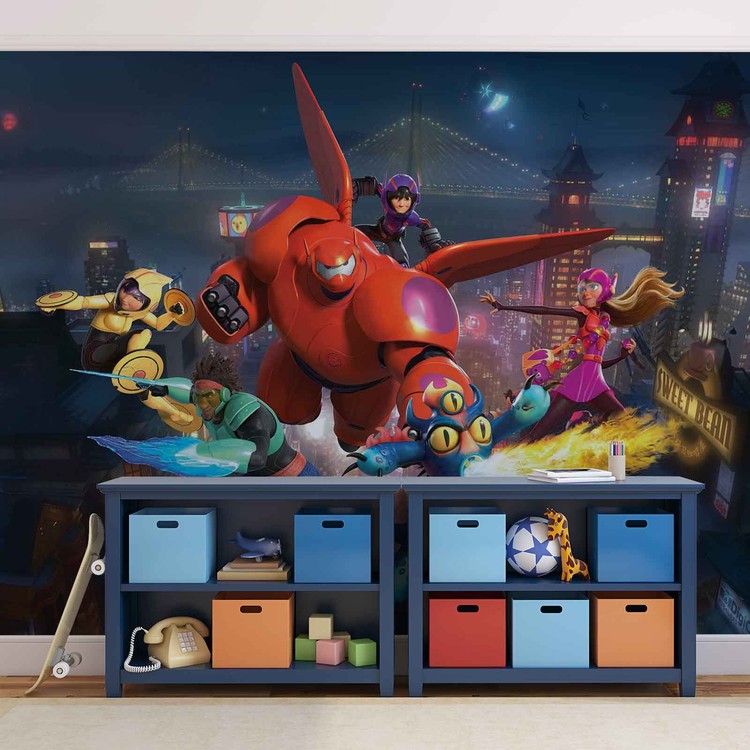 Disney Big Hero 6 Wall Paper Mural | Buy at EuroPosters