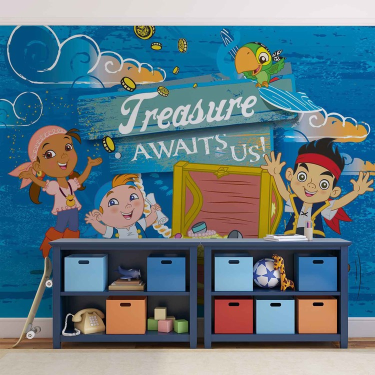 10 Jake Et Le Neverland Pirates Autocollant Mural 3 Tailles Vinyl/PhotoPaper 
