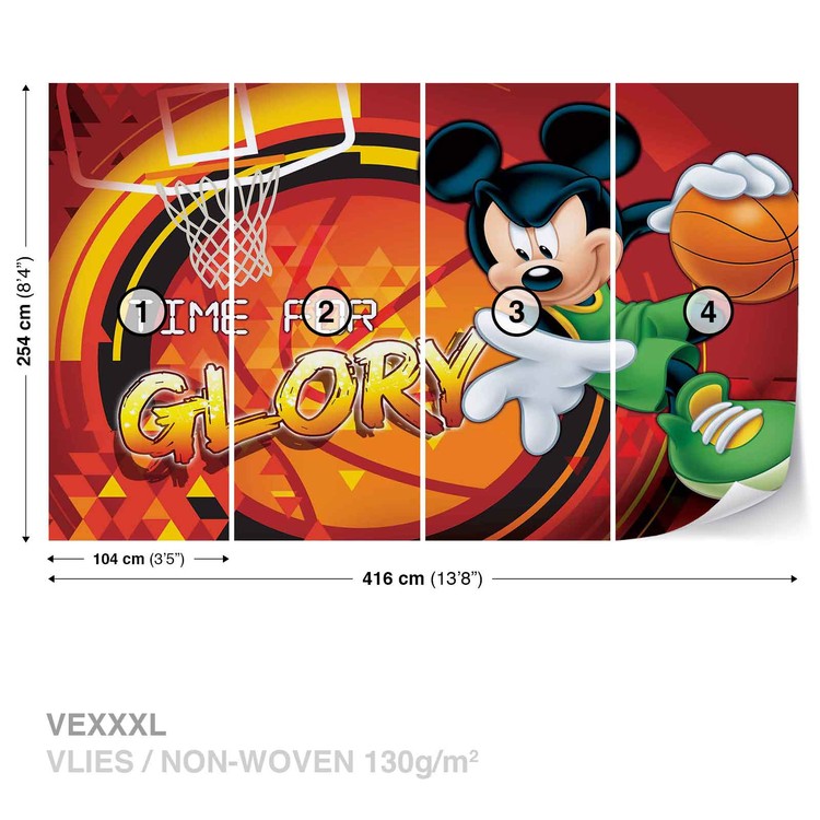 Disney Mickey Mouse Wall Paper Mural Buy At Abposterscom