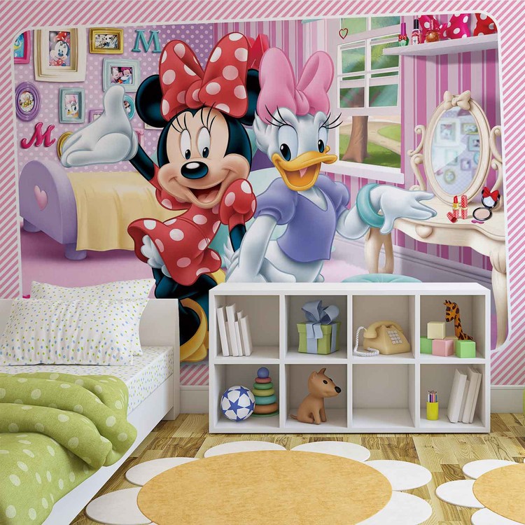 Disney Minnie Mouse Wall Paper | Mural Buy at EuroPosters