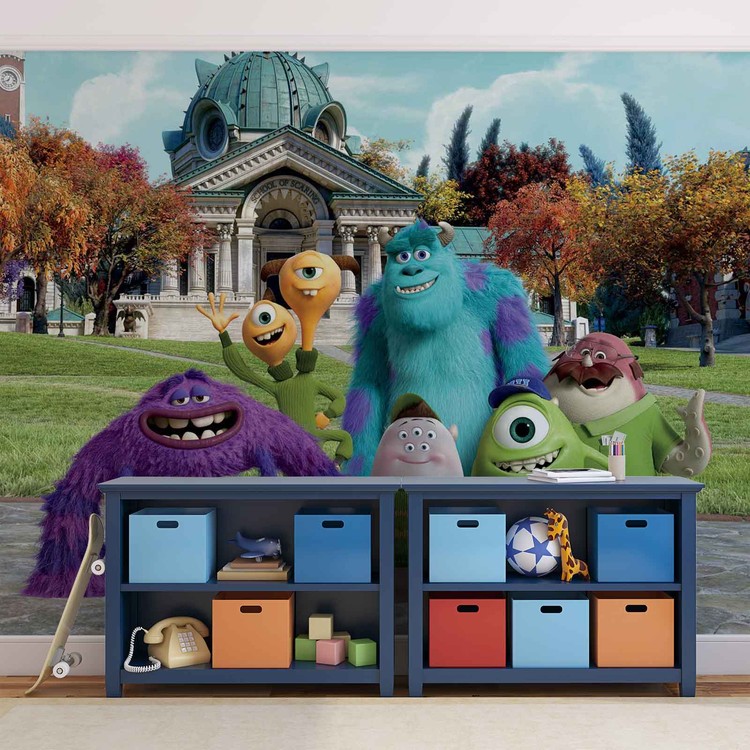 Disney Monsters Inc Wall Paper Mural Buy At Europosters