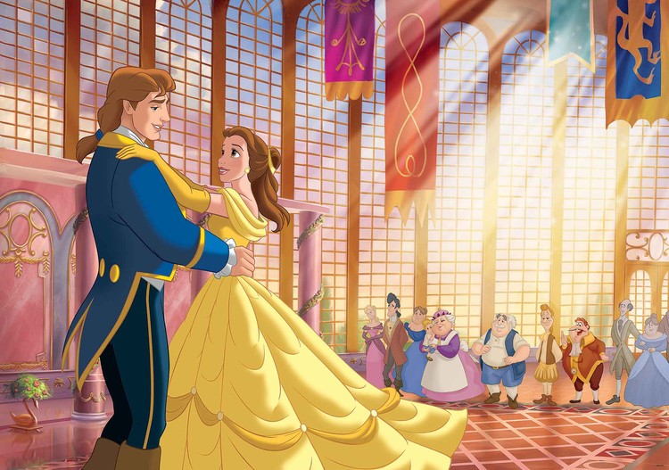 Disney Princesses Belle Wallpaper Mural 